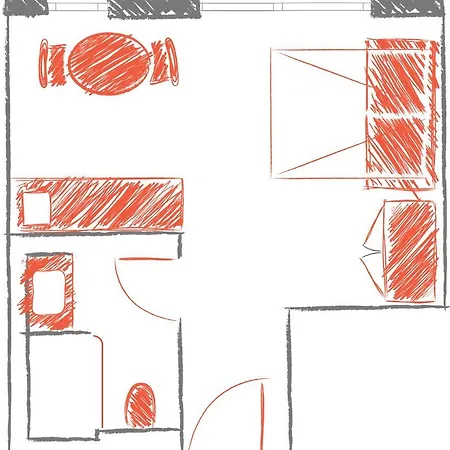 360 Frankfurt 公寓式酒店 3*